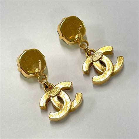 fake chanel stud earrings ebay|chanel earrings online shop.